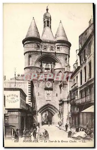 Cartes postales Bordeaux La Tour de la Grosse Cloche Maison Riquard