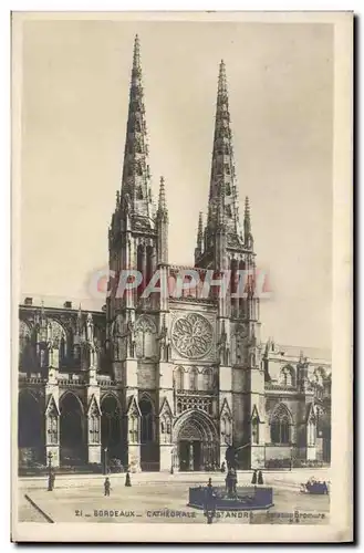 Cartes postales Bordeaux Cathedrale St Andre