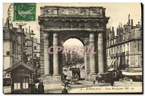 Cartes postales Bordeaux Porte Bourgogne