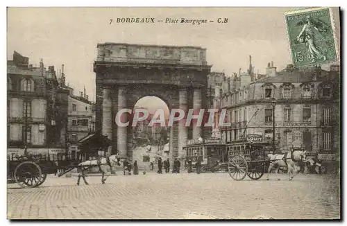 Cartes postales Bordeaux Place Bourgogne