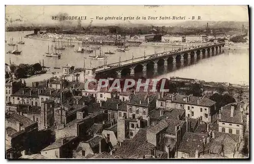 Cartes postales Bordeaux Vue Generale Prise de la Tour Saint Michel