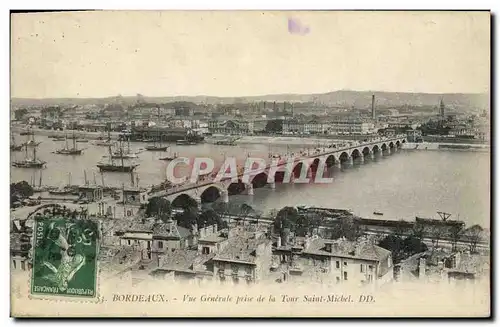 Ansichtskarte AK Bordeaux Vue Generale Prise de la Tour Saint Michel