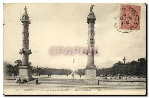 Cartes postales Bordeaux Les Colonnes Rostrales