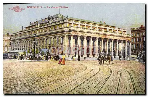 Cartes postales Bordeaux Le Grand Theatre