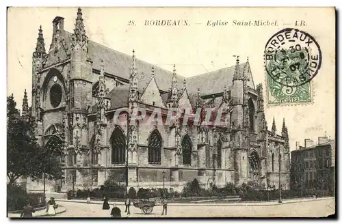 Cartes postales Bordeaux Eglise Saint Michel