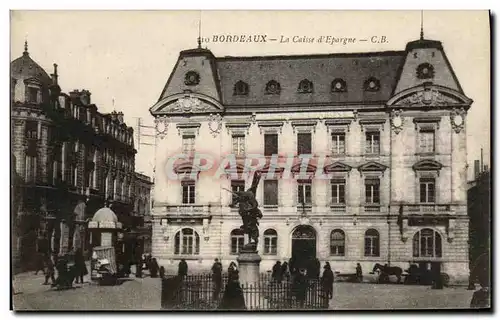 Cartes postales Bordeaux La Caisse d Epargne