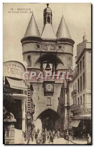 Cartes postales Bordeaux La Grosse Cloche A la Dame blanche