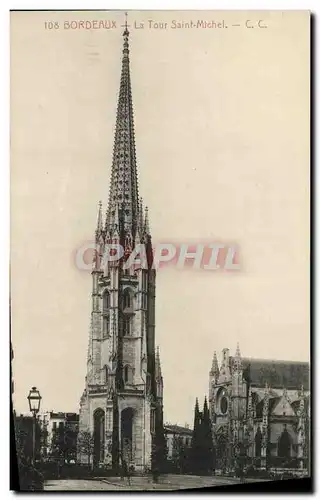 Cartes postales Bordeaux La Tour Saint Michel