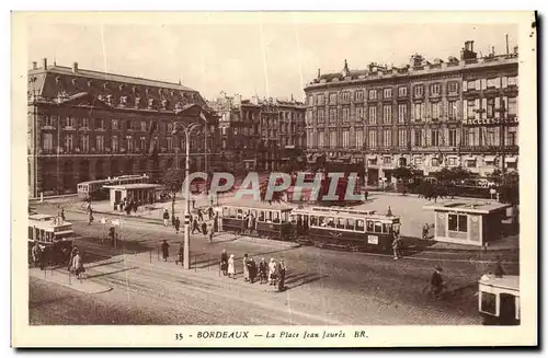 Ansichtskarte AK Bordeaux Le Place Jean Jaures