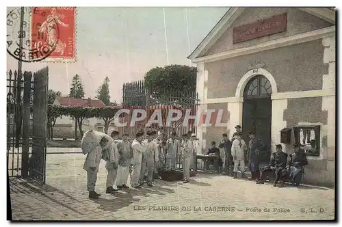 Cartes postales Les Plaisirs de la Caserne Poste de Police Caserne Damesnil Bordeaux TOP Militaria