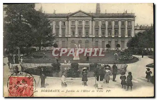 Ansichtskarte AK Bordeaux Jardin de l Hotel de Ville Enfants