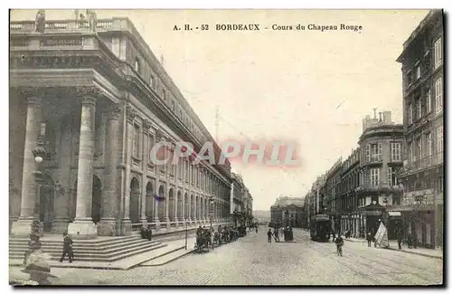 Cartes postales Bordeaux Cours du Chapeau Rouge