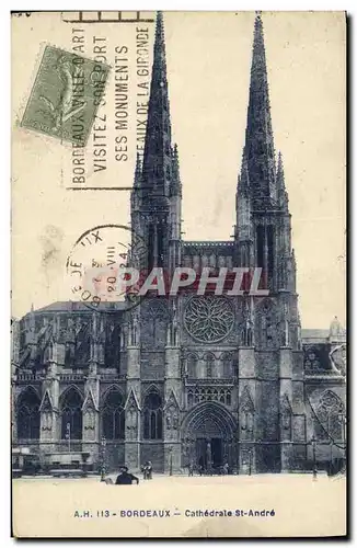 Cartes postales Bordeaux Cathedrale St Andre