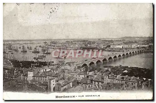 Cartes postales Bordeaux vue Generale