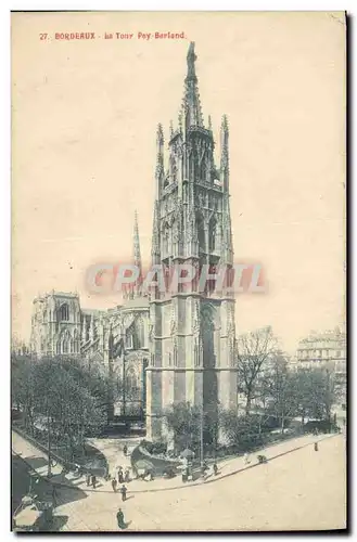 Cartes postales Bordeaux La tour Pey Berland