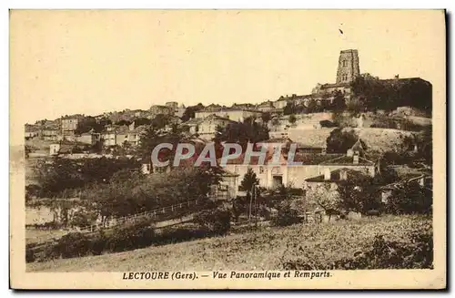 Cartes postales Lectoure Vue Panoramique et Remparts