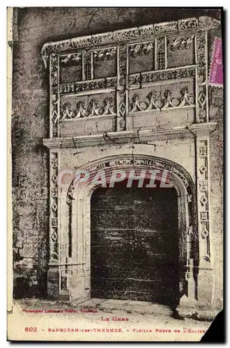 Cartes postales Barbotan les Thermes Vieille porte de l eglise