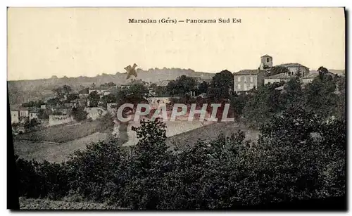 Cartes postales Marsolan Panorama Sud Est