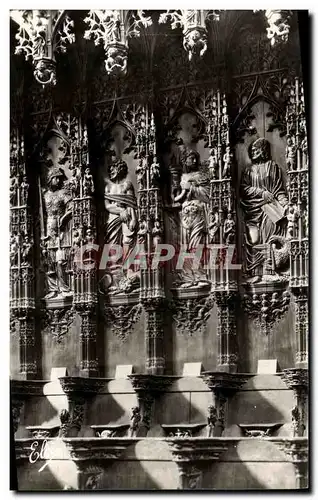 Ansichtskarte AK Auch La Cathedrale Quelques Statues en Bois Sculpte du XV e Siecle