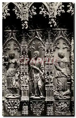 Cartes postales Auch La Cathedrale Quelques Statues en Bois Sculpte XVl e Siecle