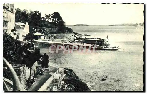 Cartes postales Dinard Promenade du clair de lune Les vedettes