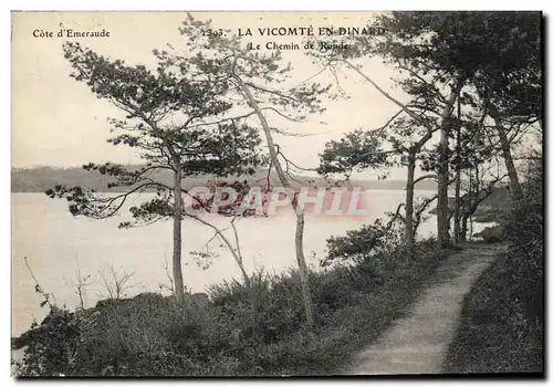 Cartes postales La Vicomte en Dinard Le chemin de ronde