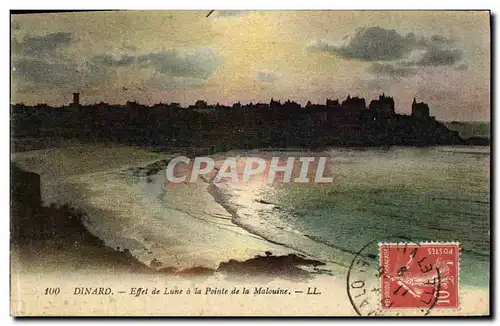 Cartes postales Dinard Effet de Lune a la Pointe de la Malouine