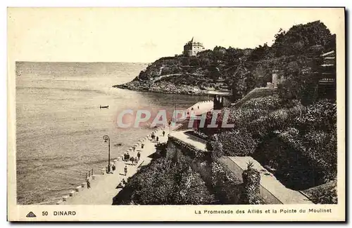 Ansichtskarte AK Dinard La Promenade des Allies et la Pointe du Moulinet