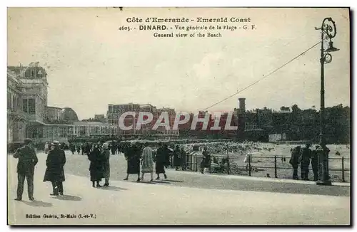 Cartes postales Dinard Vue generale de la Plage