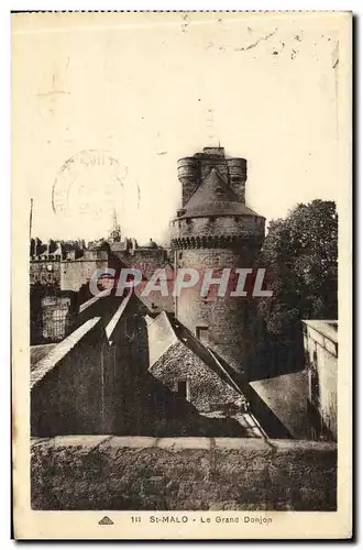 Cartes postales St Malo Le Grand Donjon