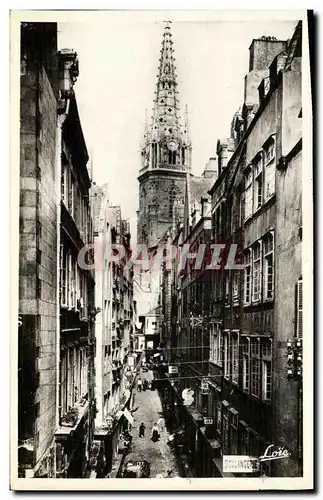 Cartes postales Cote d Emeraude Saint Malo La Grande Rue