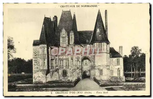 Cartes postales Chateau D oo Face Sud