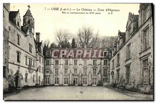 Cartes postales Usse Le Chateau Cour d Honneur