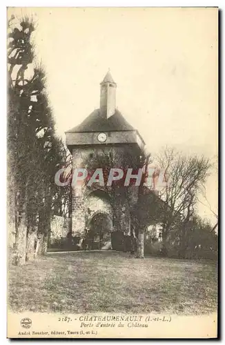 Ansichtskarte AK Chateaurenault Porte d entree du Chateau