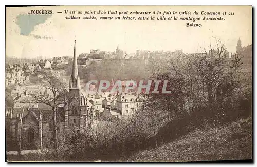 Cartes postales Fougeres