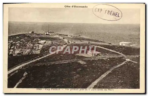 Cartes postales Cap Frehel Vue generale prise de la Plate forme du Phare