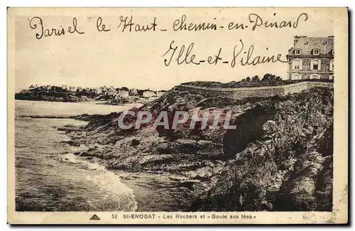 Cartes postales St Enogat Les Rochers et Goule aux fees