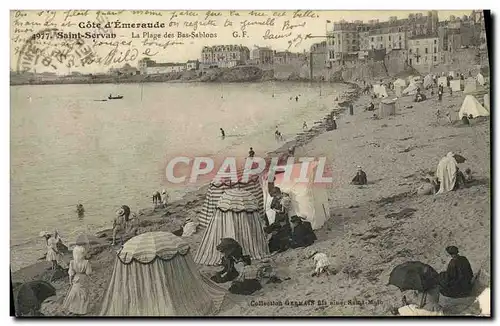 Cartes postales Saint Servan La plage des Sablons