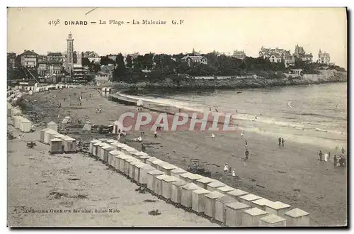 Cartes postales Dinard la plage La Malouine