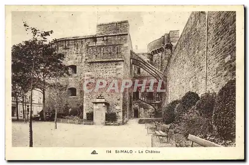 Cartes postales St Malo Le chateau