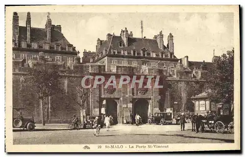 Ansichtskarte AK Saint Malo La porte St Vincent