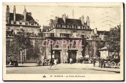 Ansichtskarte AK Saint Malo La porte St Vincent