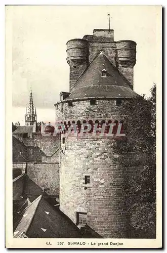 Cartes postales Saint Malo Le grand Donjon