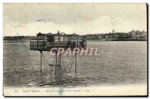 Cartes postales Saint Malo Saint Servan et le Pont roulant