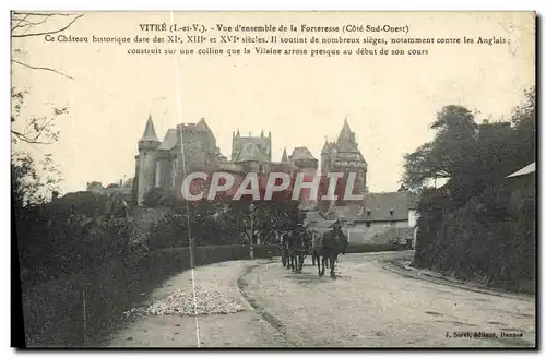 Cartes postales Vitre Vue d ensemble de la Forteresse