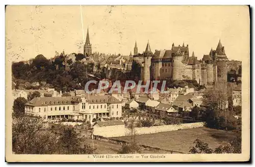 Cartes postales Vitre Vue Generale