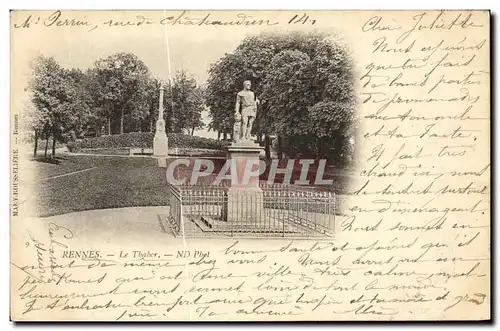 Cartes postales Rennes Le Thabor