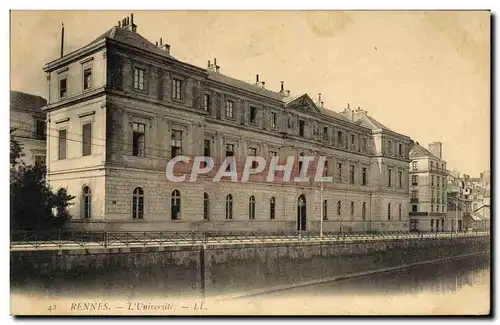 Cartes postales Rennes L Universite