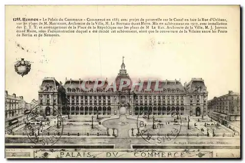 Cartes postales Rennes Le Palais du Commerce