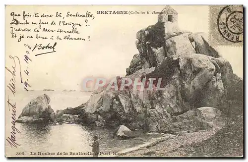 Cartes postales Le Rocher de la Sentinelle a Port Blanc